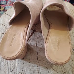 Vince Pink Suede Heels